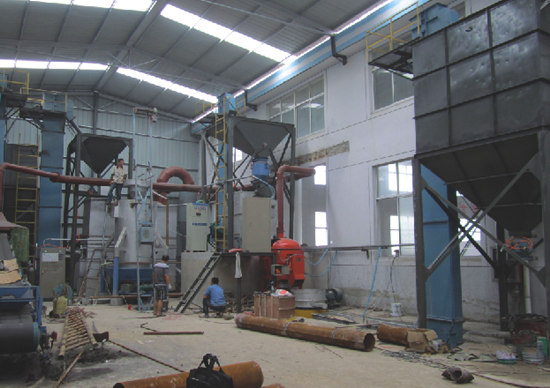 覆膜砂生產線圖